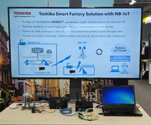華為和東芝在NB-IoT智能工廠領域開展合作