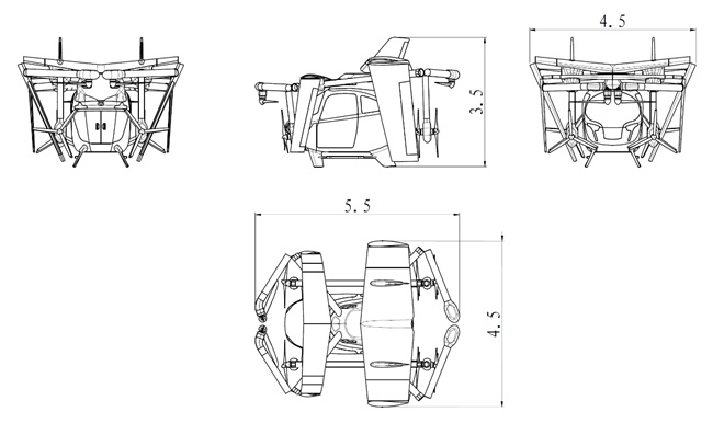 深謀?星漢一號HW450H:450kg載重+ 820km續航!定義低空運力新標準 深謀?星漢一號HW450H:450kg載重+ 820km續航!定義低空運力新標準